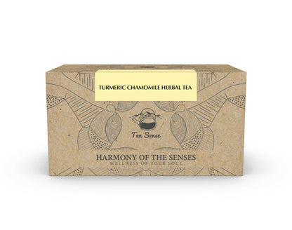 Tea Sense Turmeric Chamomile Tea Bags Box - Distacart