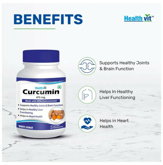 HealthVit Curcumin Capsules - Distacart