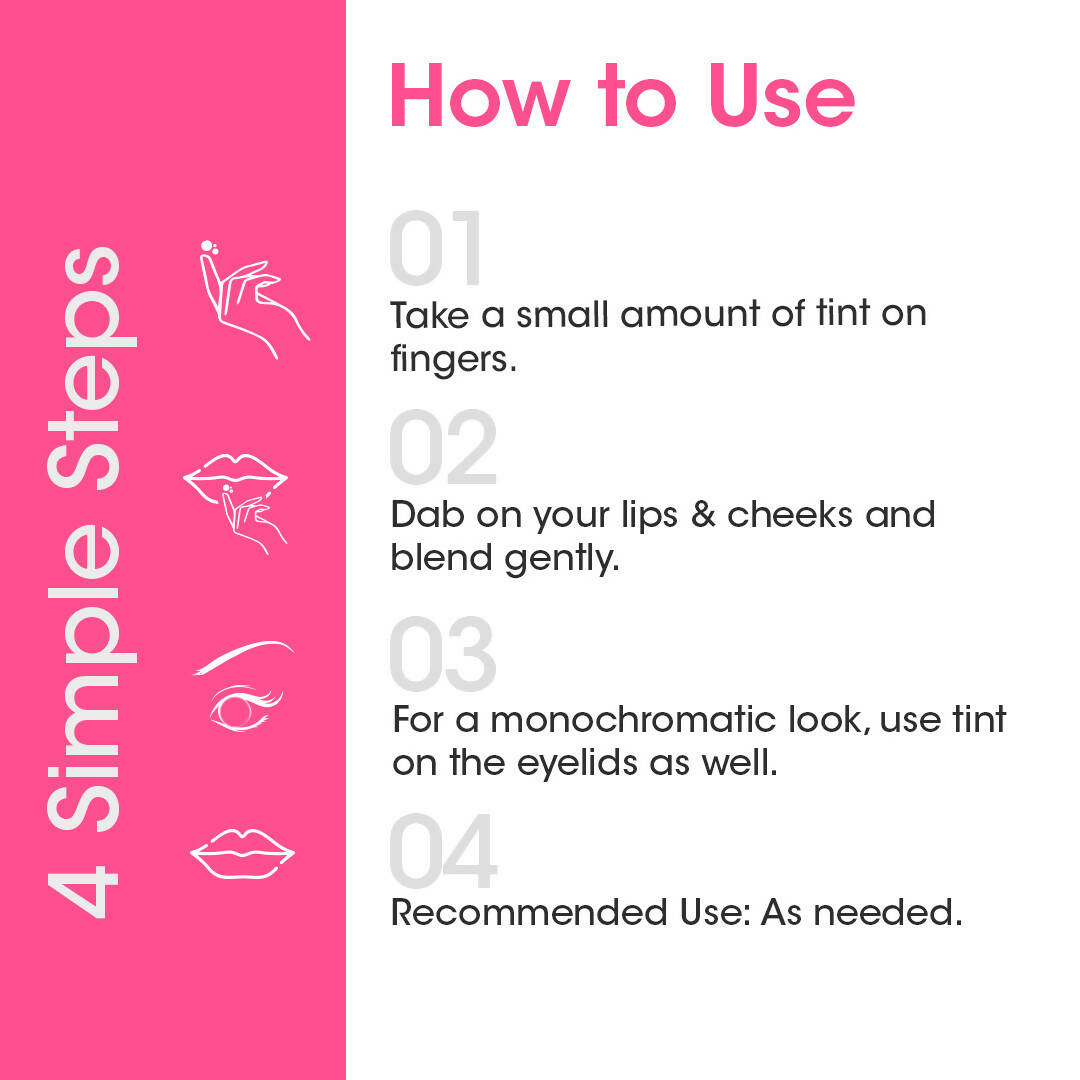 TAC - The Ayurveda Co. Hot Pink Lip, Cheek & Eye Tint - Distacart