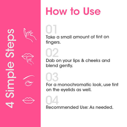 TAC - The Ayurveda Co. Hot Pink Lip, Cheek & Eye Tint - Distacart