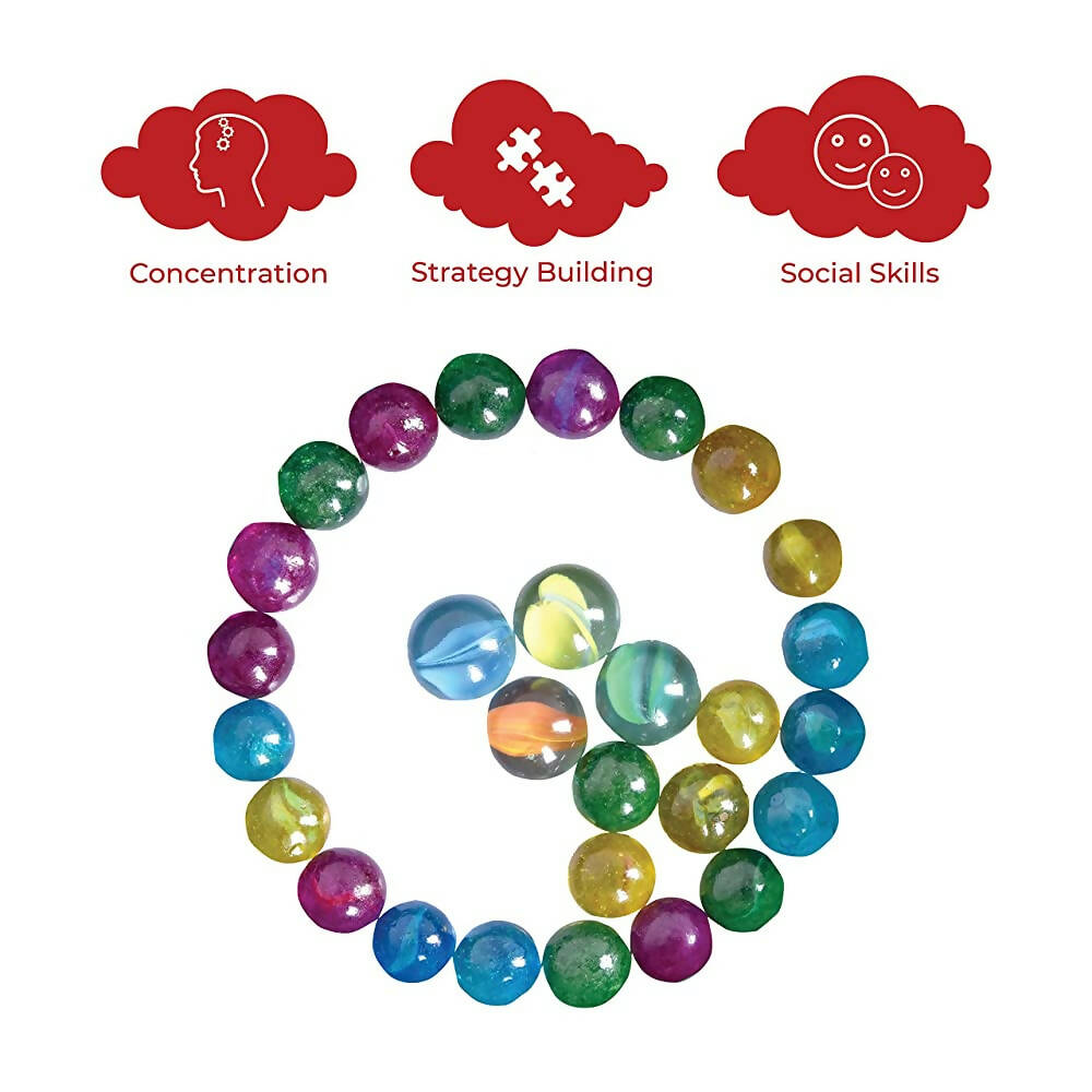 Desi Toys Collectible Marble Game Set / Goli / Kanche Game Set - Distacart