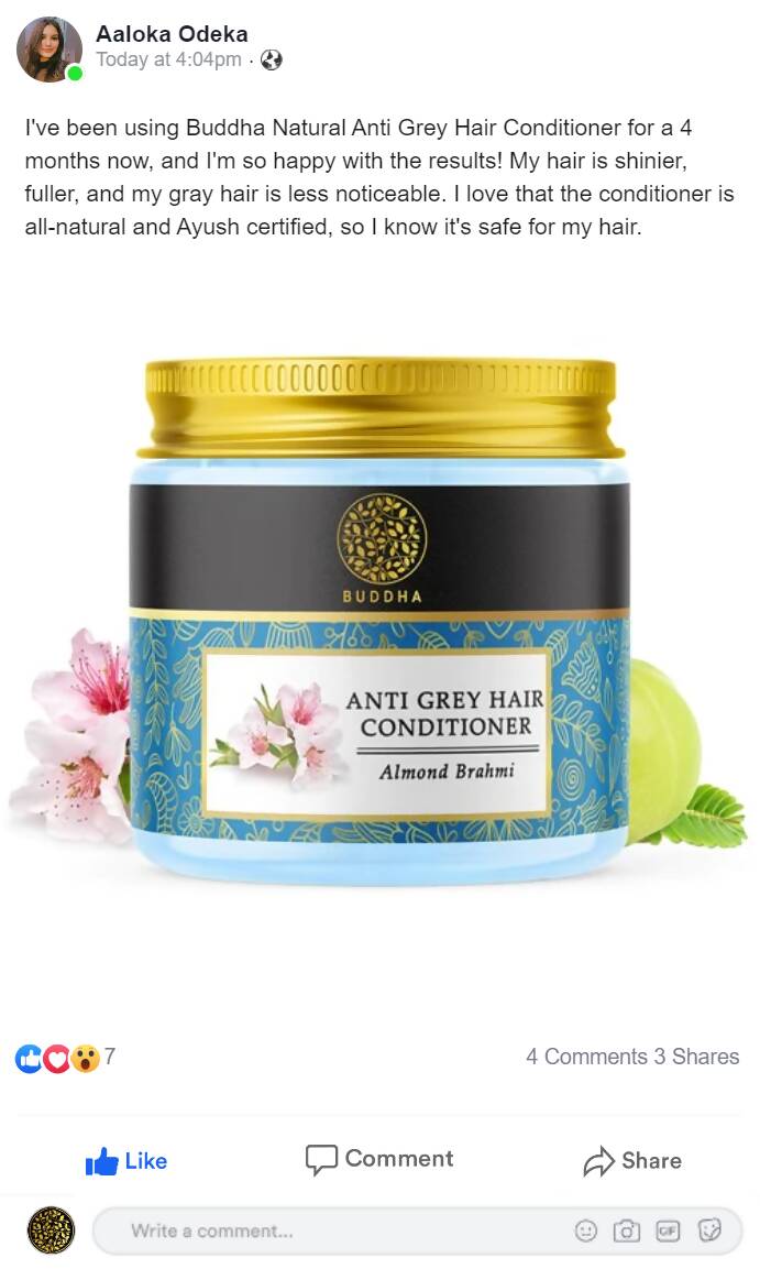 Buddha Natural Grey Hair Conditioner - Distacart