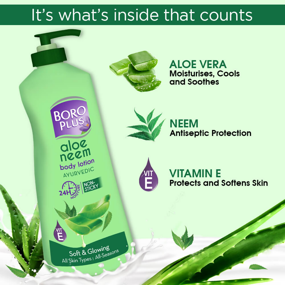 BoroPlus Aloe Neem Body Lotion - Distacart