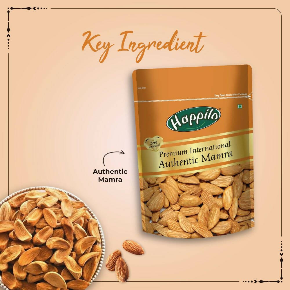 Happilo 100% Premium Authentic Mamra Almonds - Distacart