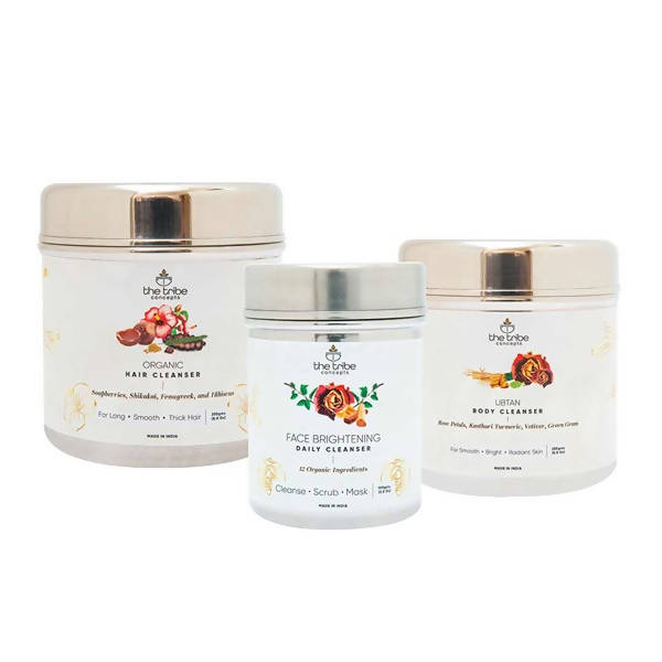 The Tribe Concepts Top-To-Toe Cleanser Kit - Distacart