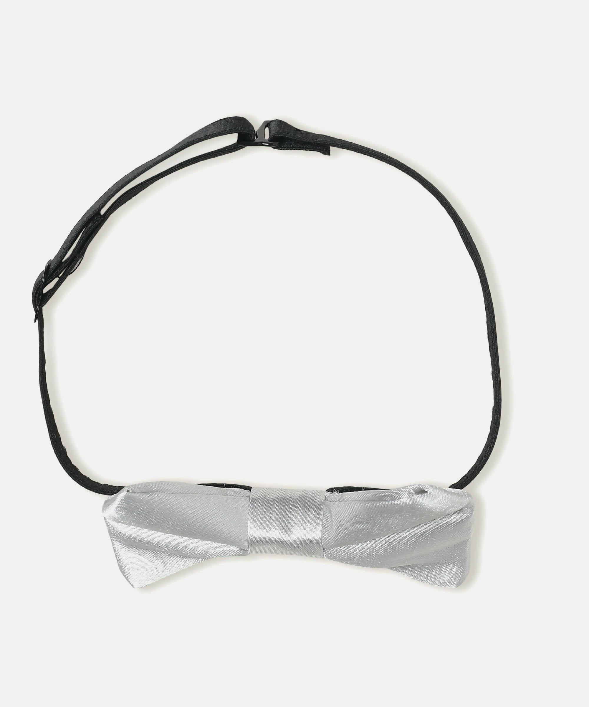 Manet Boys Solid Single Layer Bow - Silver - Distacart