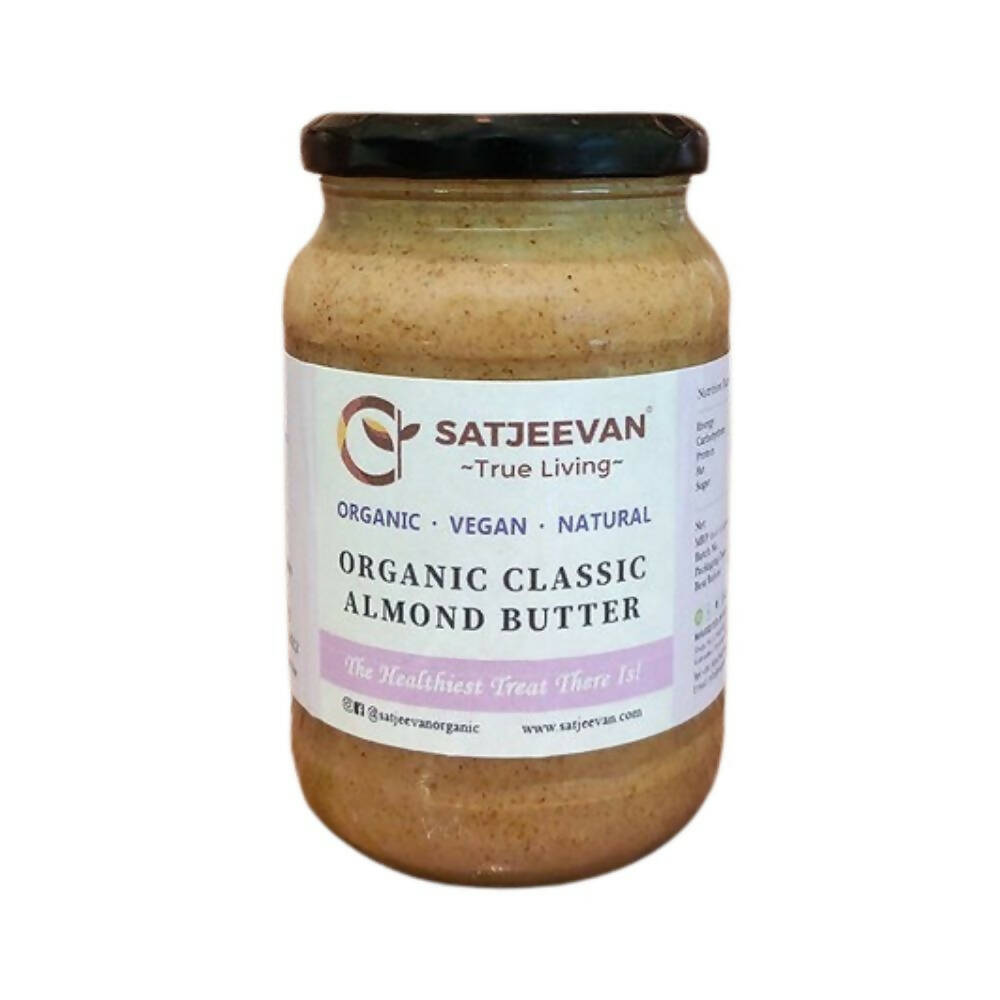 Satjeevan Organic Classic Almond Butter - Distacart