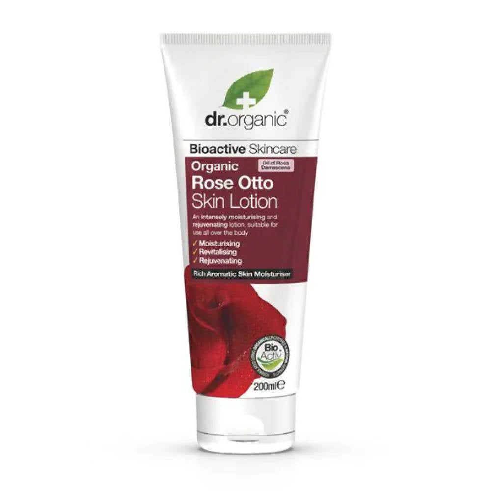 Dr.Organic Rose Otto Skin Lotion - Distacart