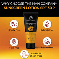Thumbnail for The Man Company Sunscreen Lotion SPF 30 - Distacart
