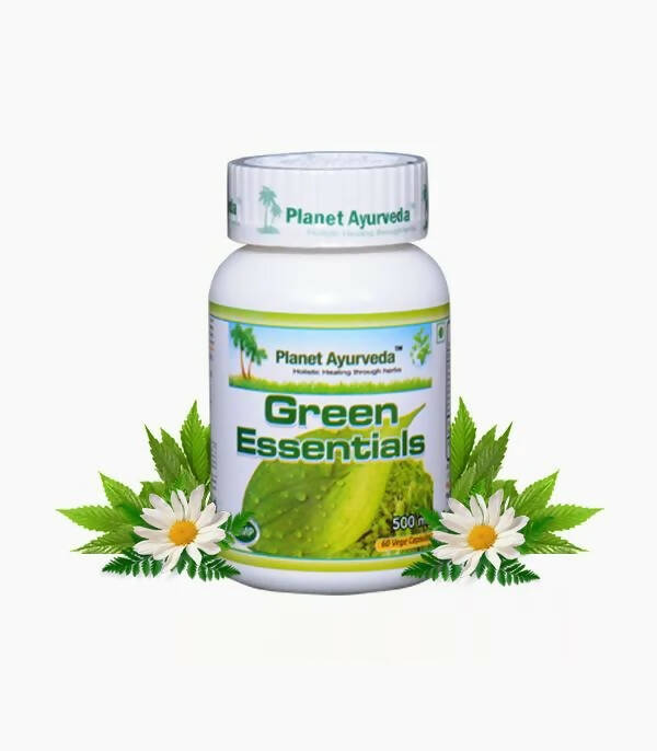 Planet Ayurveda Green Essentials Capsules - Distacart