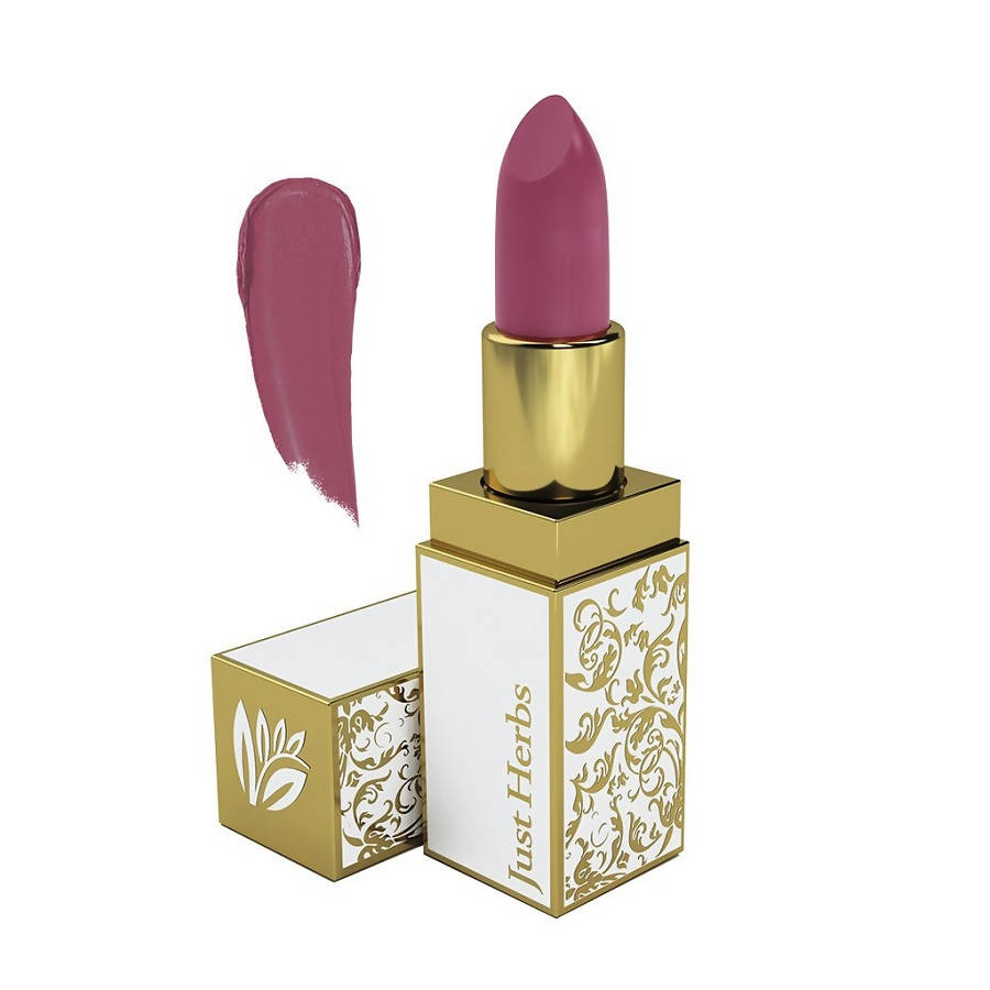 Just Herbs Herb Enriched Ayurvedic Lipstick (Swagata_15_Subtle_Tea_Rose_Pir) (4.2 Gm) - Distacart