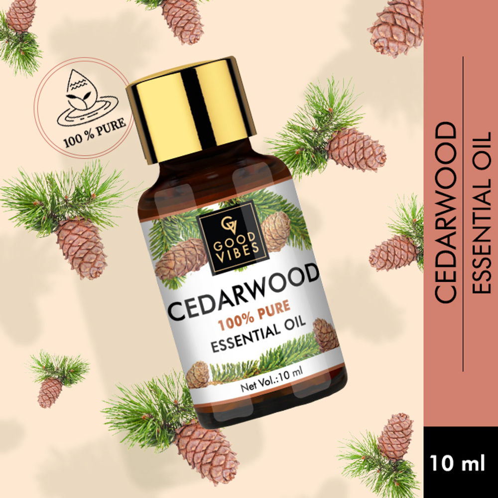 Good Vibes 100% Pure Cedarwood Essential Oil