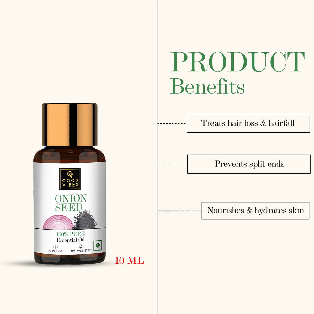 Good Vibes 100% Pure Onion Seed Essential Oil