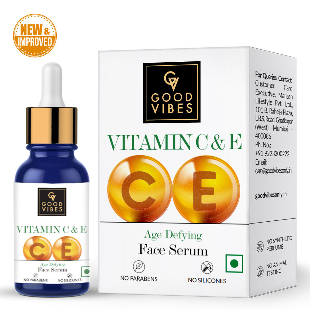 Good Vibes Vitamin C & E Age Defying Face Serum