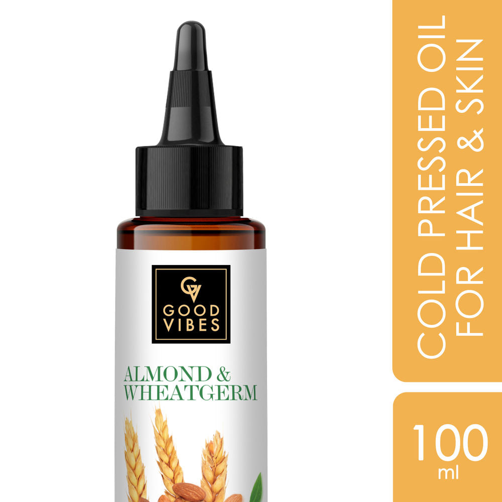 Good Vibes Almond And Wheatgerm Cold Pressed Oil For Hair & Skin