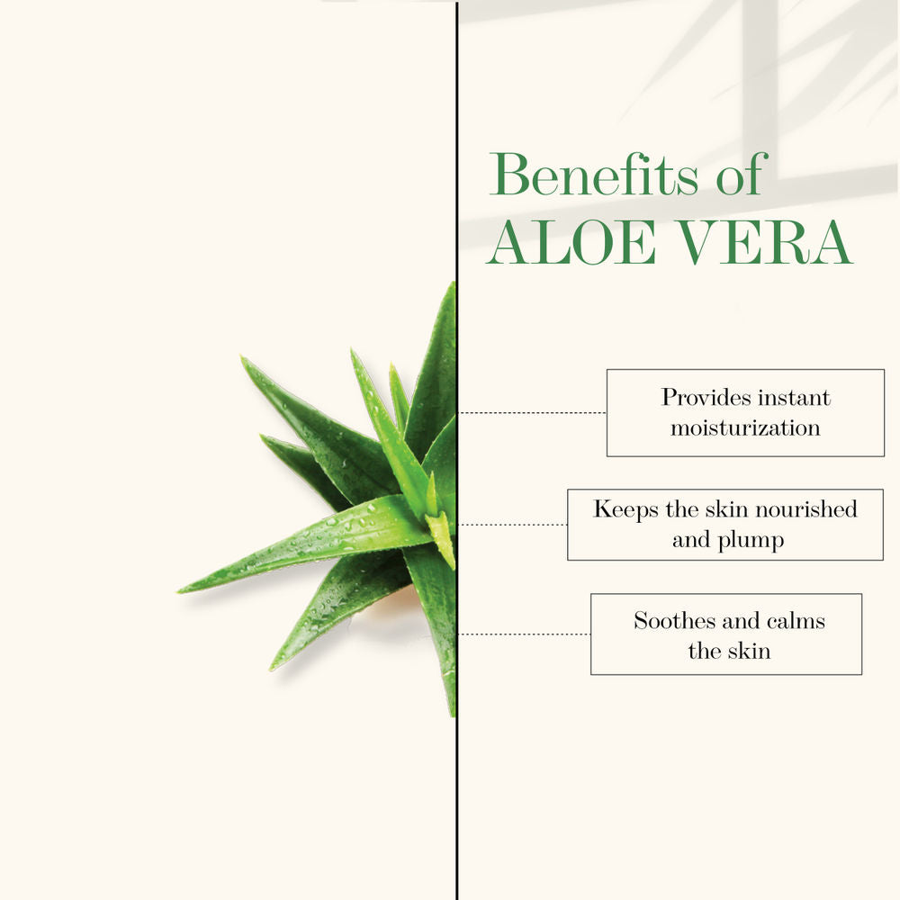 Good Vibes Aloe Vera Nourishing Face Gel with Silver Pearls