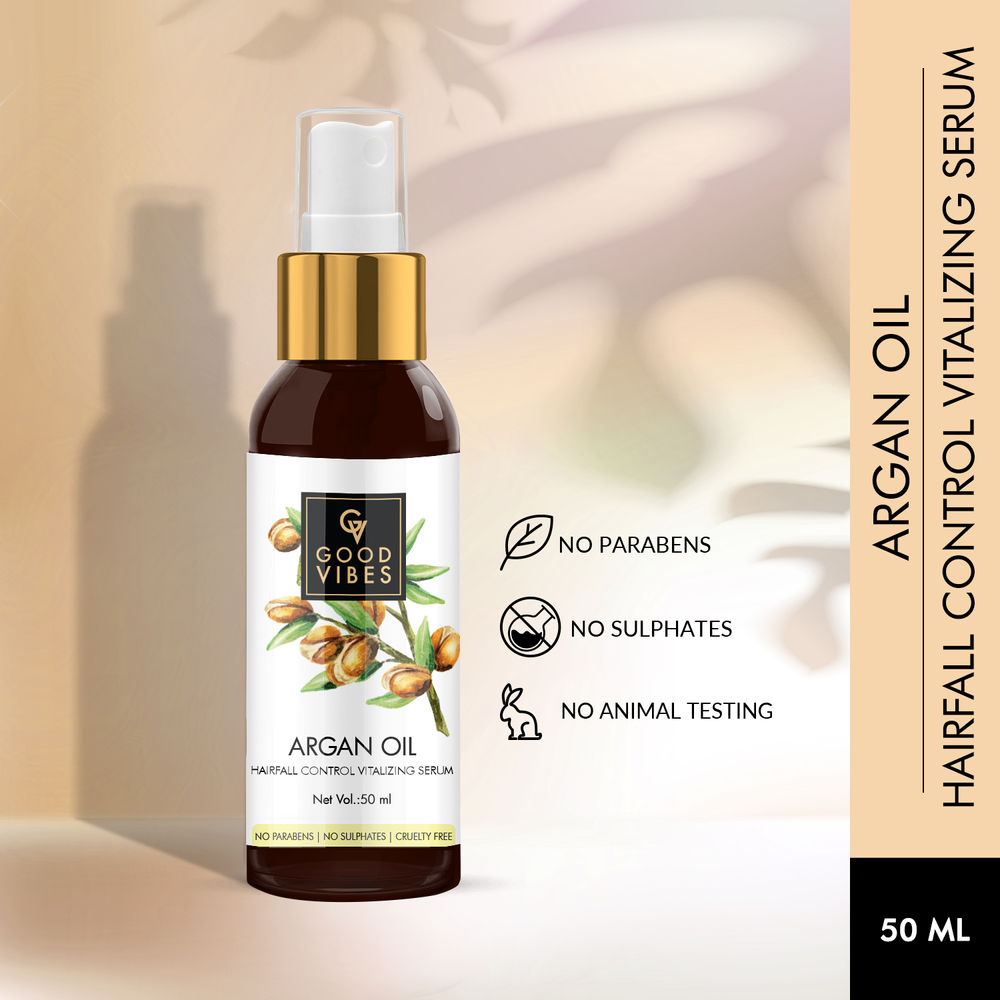 Good Vibes Argan Oil Hairfall Control Vitalizing Serum