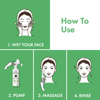 Thumbnail for Good Vibes Avocado Gentle Cleansing Foaming Face Wash With Deep Cleansing Brush