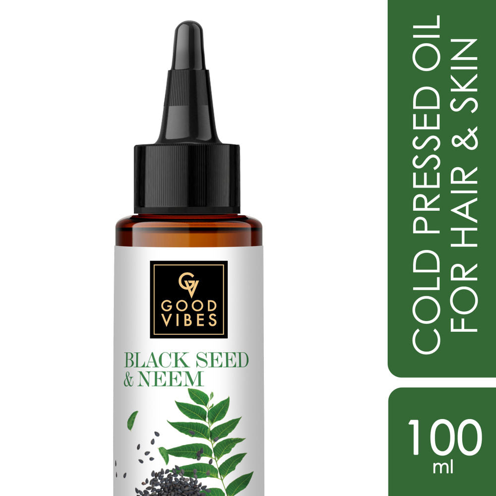 Good Vibes Blackseed And Neem Cold Pressed Oil For Hair & Skin