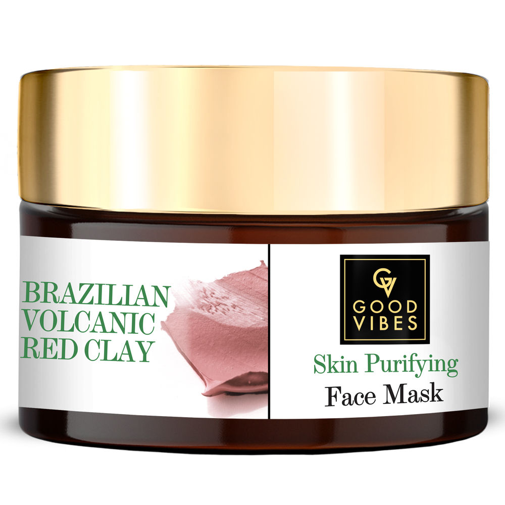 Good Vibes Brazilian Volcanic Red Clay Skin Purifying Face Mask