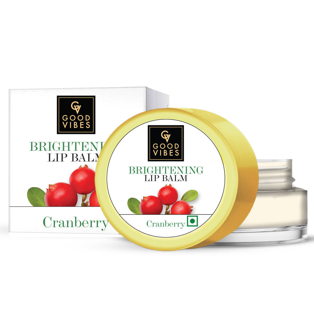 Good Vibes Cranberry Brightening Lip Balm