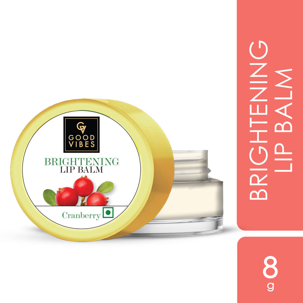 Good Vibes Cranberry Brightening Lip Balm