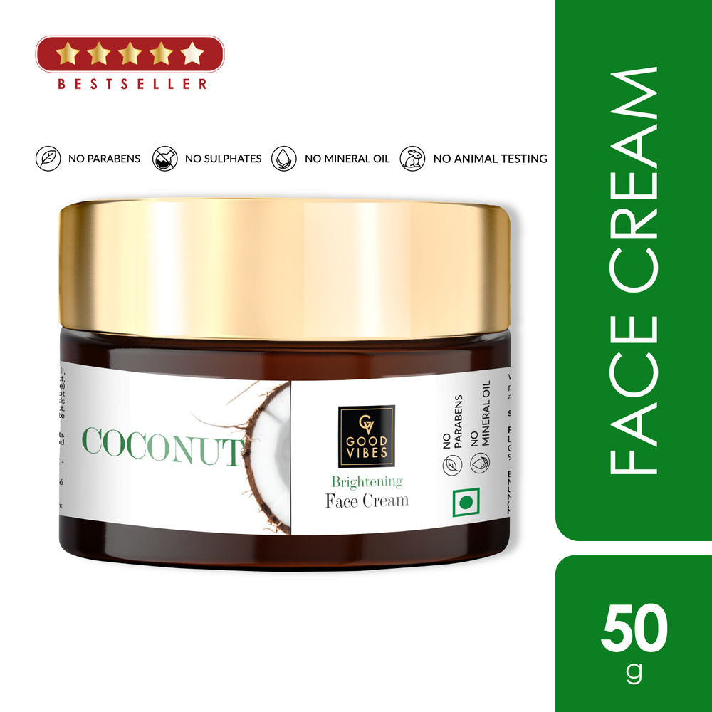 Good Vibes Coconut Brightening Face Cream