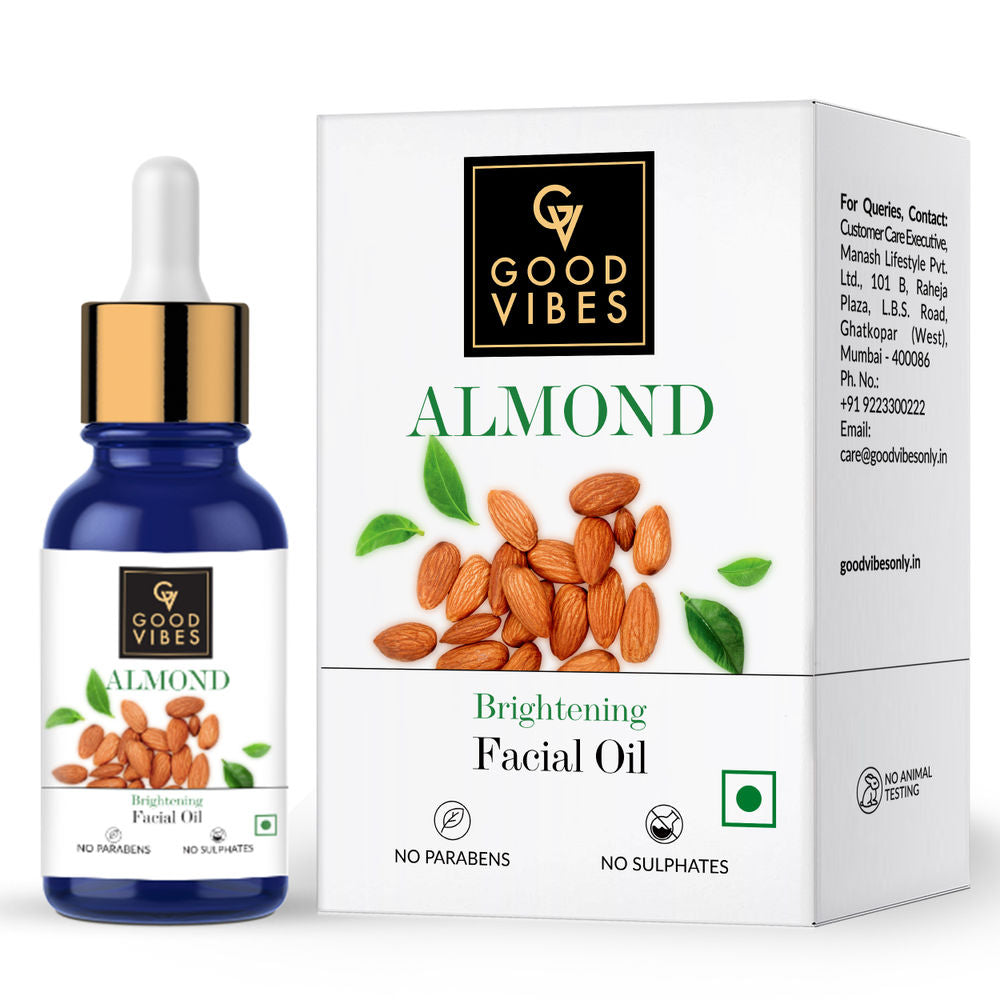 Good Vibes Brightening Facial Oil - Almond