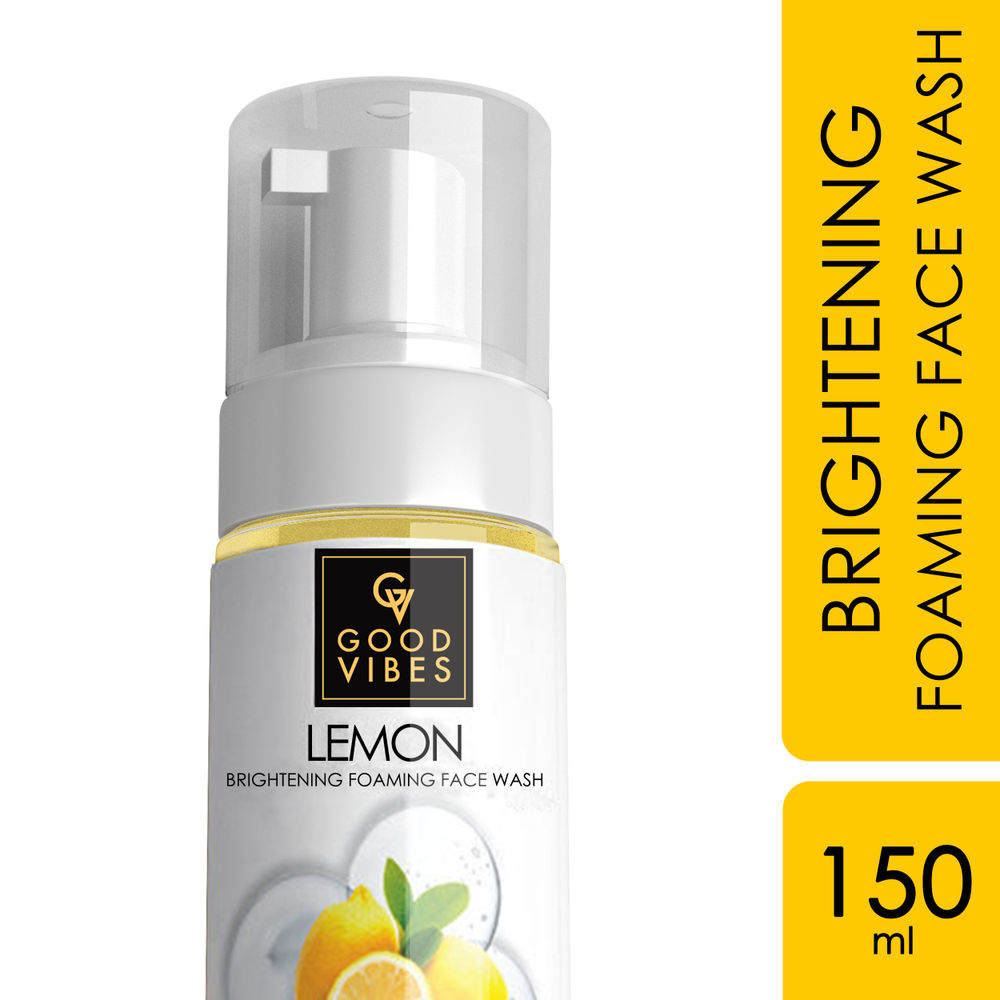 Good Vibes Lemon Brightening Foaming Face Wash