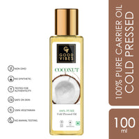 Thumbnail for Good Vibes Coconut 100% Pure Cold Pressed Carrier Oil For Hair & Skin