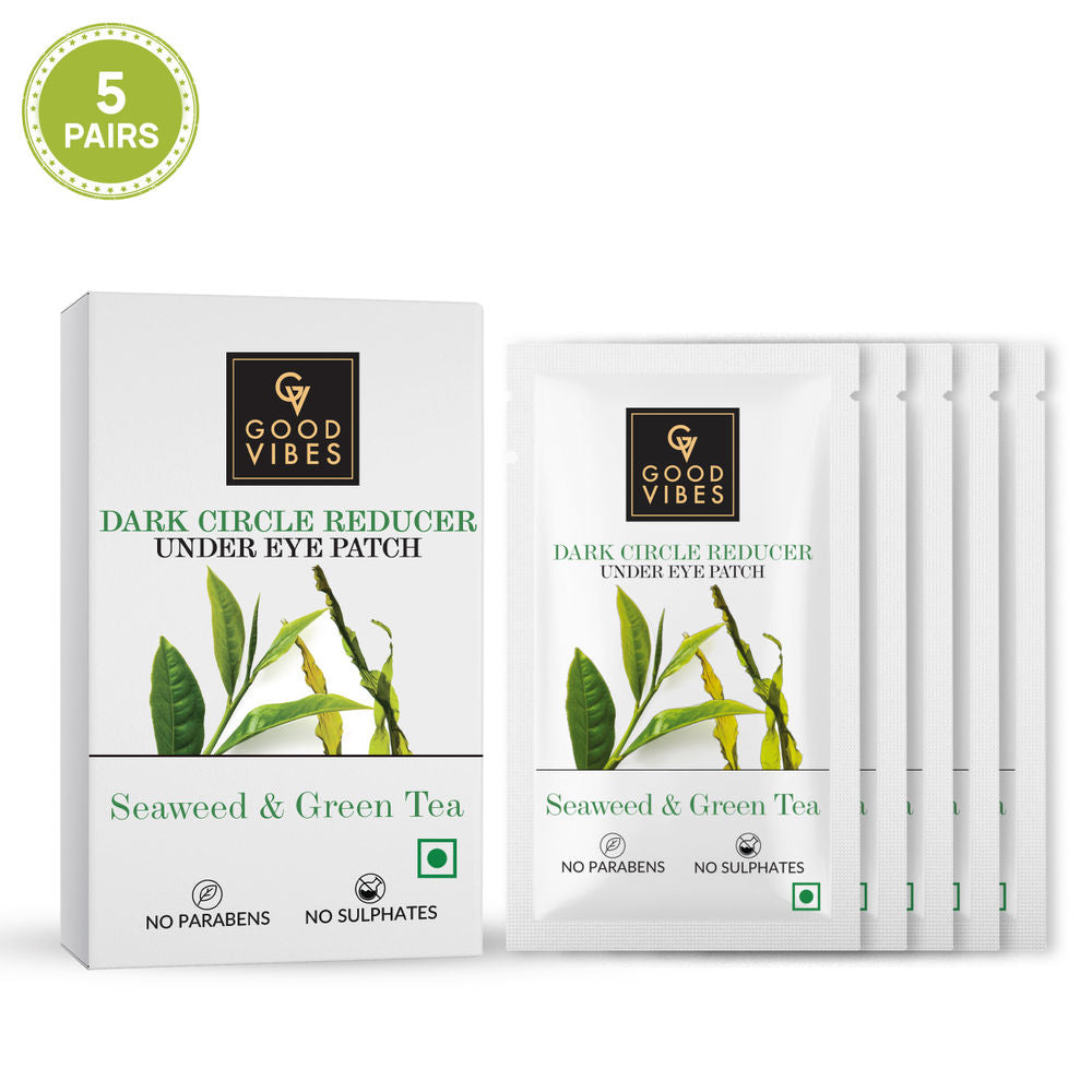 Good Vibes Seaweed & Green Tea Dark Circle Reducer Under Eye Patch