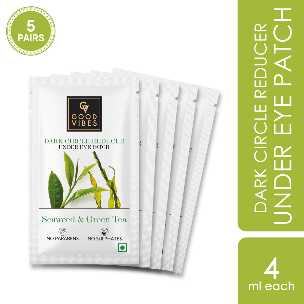 Good Vibes Seaweed & Green Tea Dark Circle Reducer Under Eye Patch