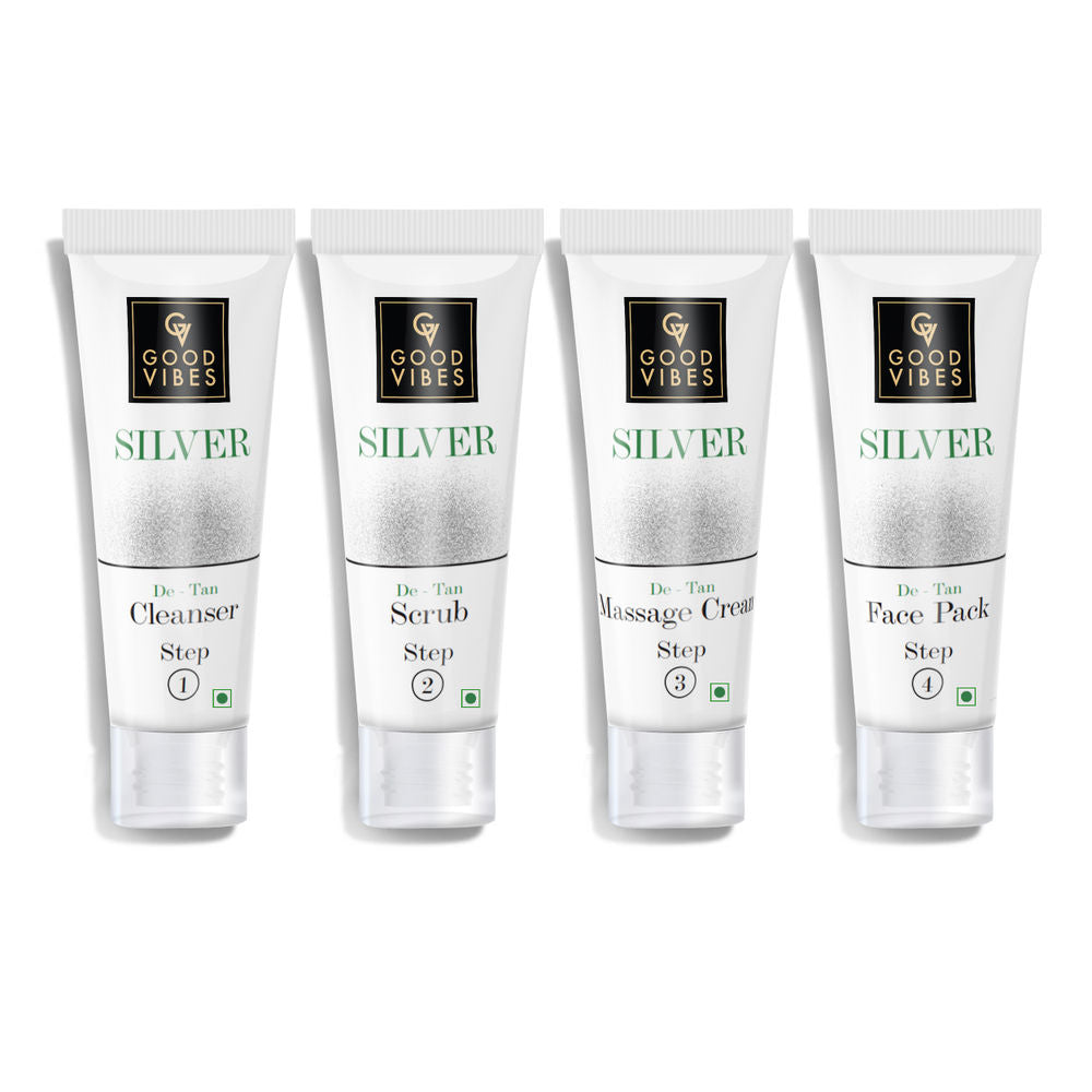 Good Vibes De-Tan Facial Kit - Silver