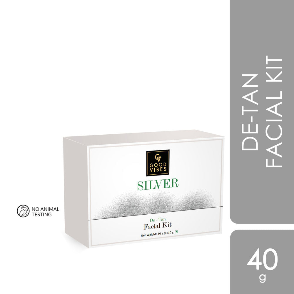 Good Vibes De-Tan Facial Kit - Silver