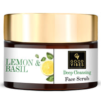 Thumbnail for Good Vibes Deep Cleansing Face Scrub - Lemon & Basil