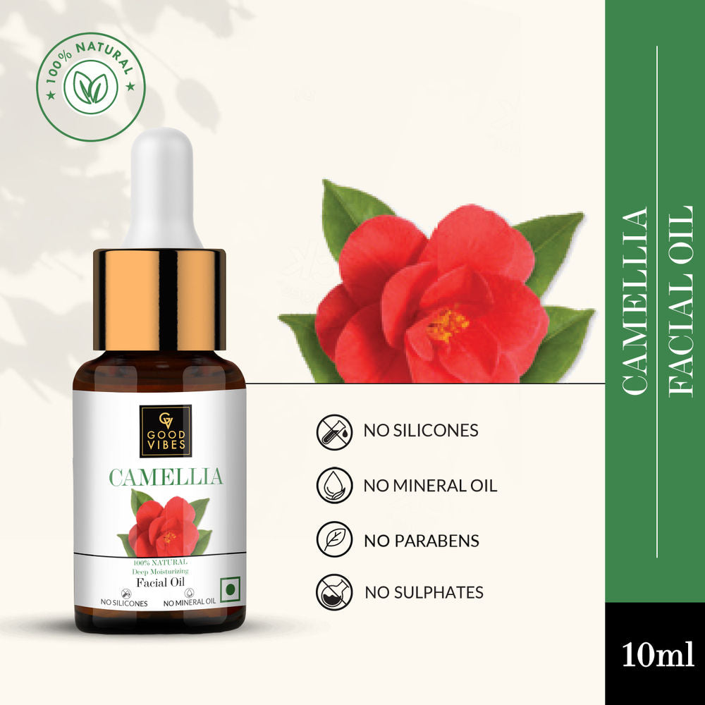 Good Vibes 100% Natural Camellia Deep Moisturizing Facial Oil