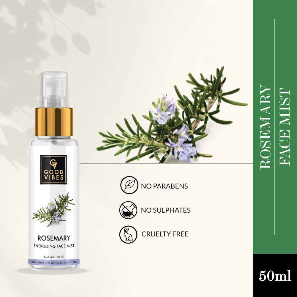 Good Vibes Energizing Face Mist - Rosemary