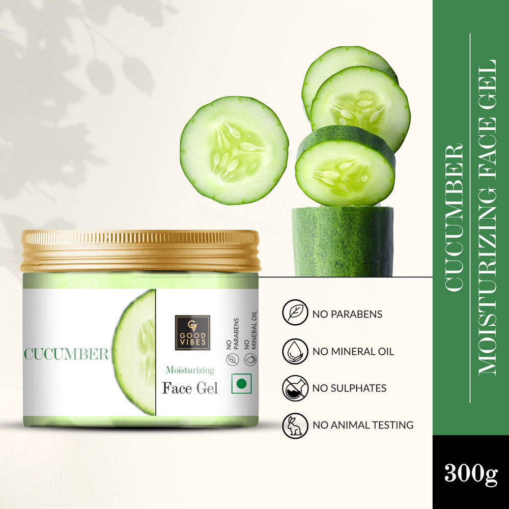 Good Vibes Moisutrizing Face Gel - Cucumber