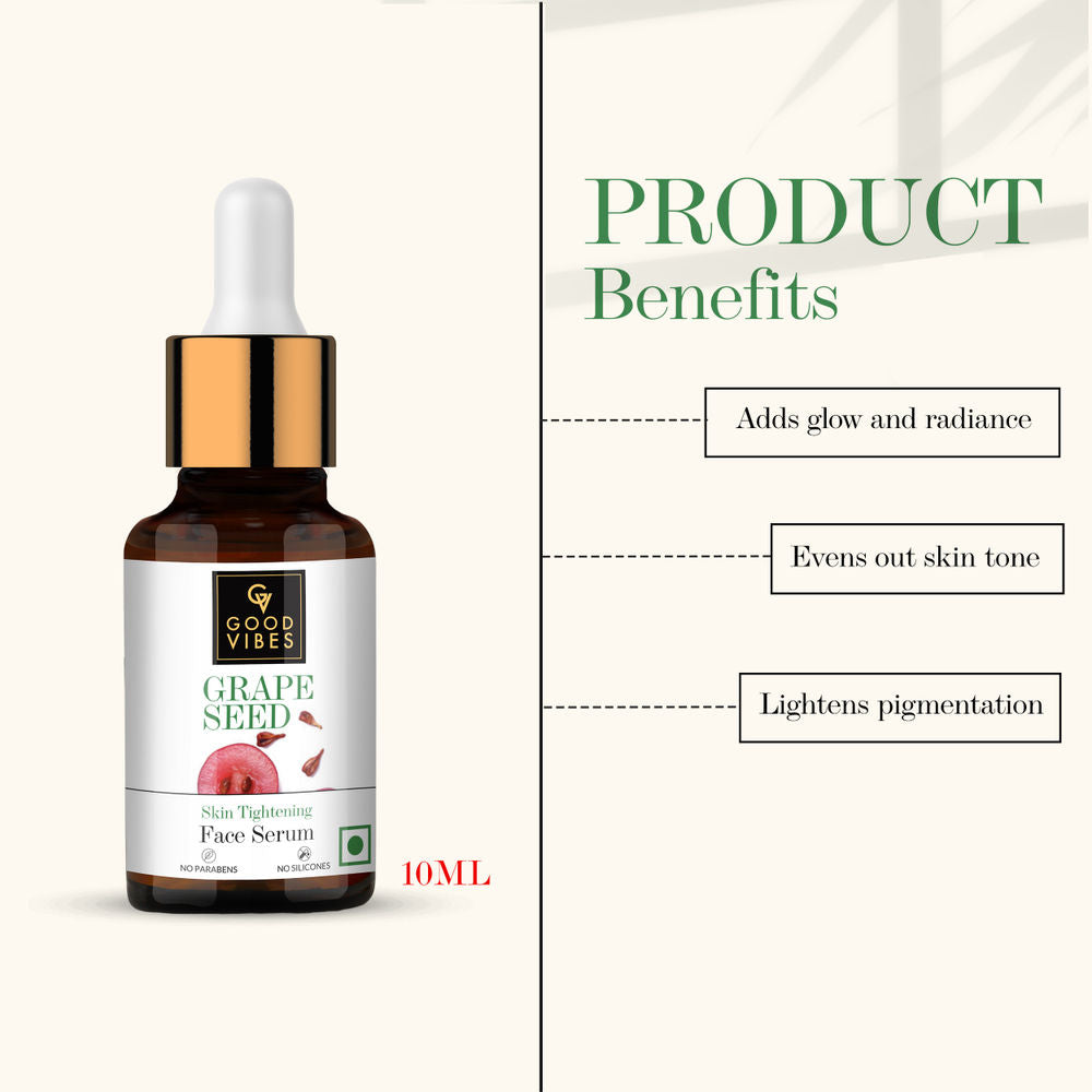 Good Vibes Grape Seed Skin Tightening Face Serum