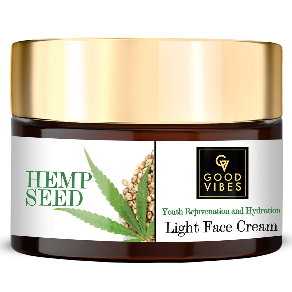Good Vibes Hemp Seed Youth Rejuvenation & Hydration Light Face Cream