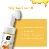 Thumbnail for Good Vibes Honey Moisturizing Foaming Face Wash With Deep Cleansing Brush