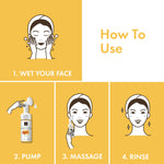 Thumbnail for Good Vibes Honey Moisturizing Foaming Face Wash With Deep Cleansing Brush