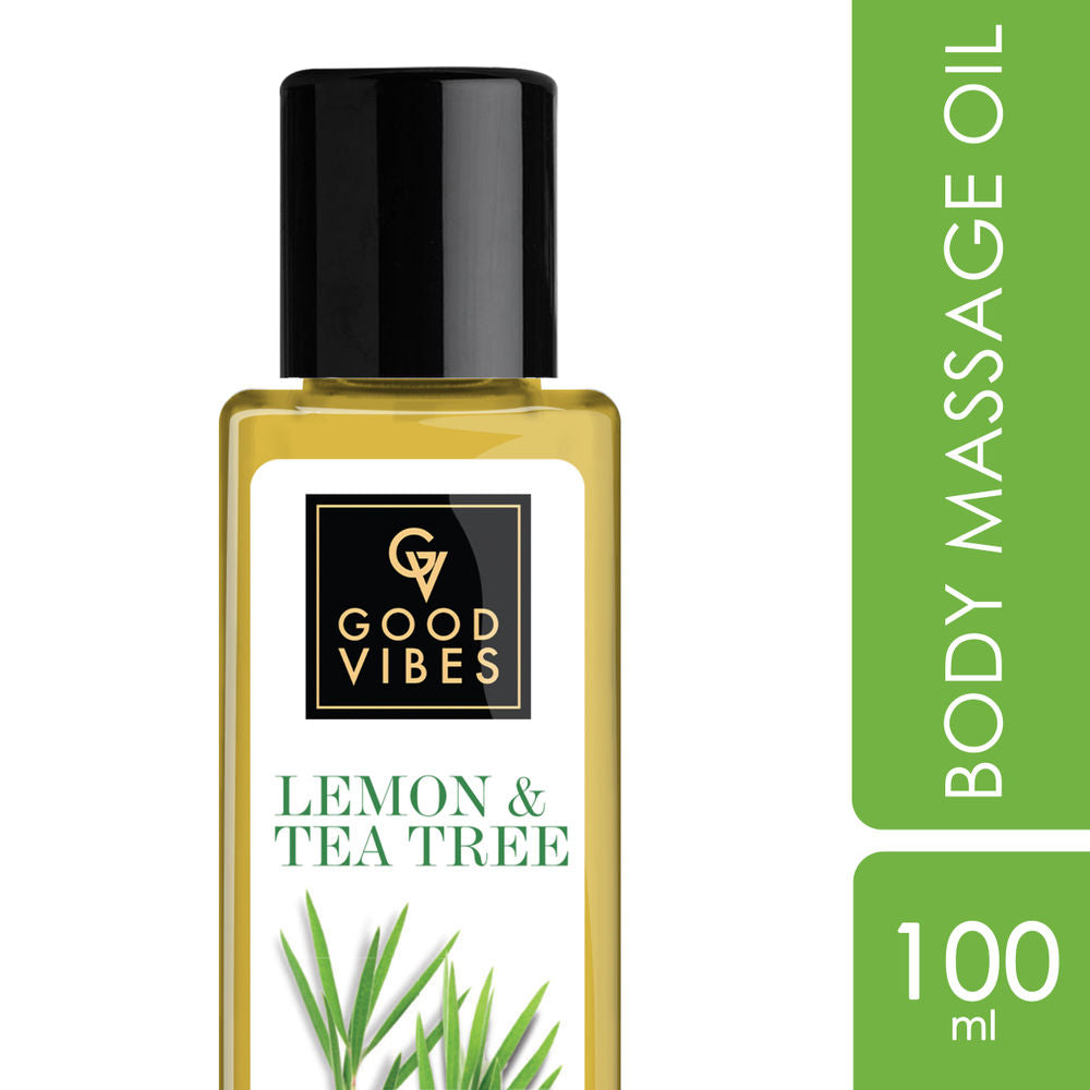 Good Vibes Lemon & Tea Tree Body Massage Oil