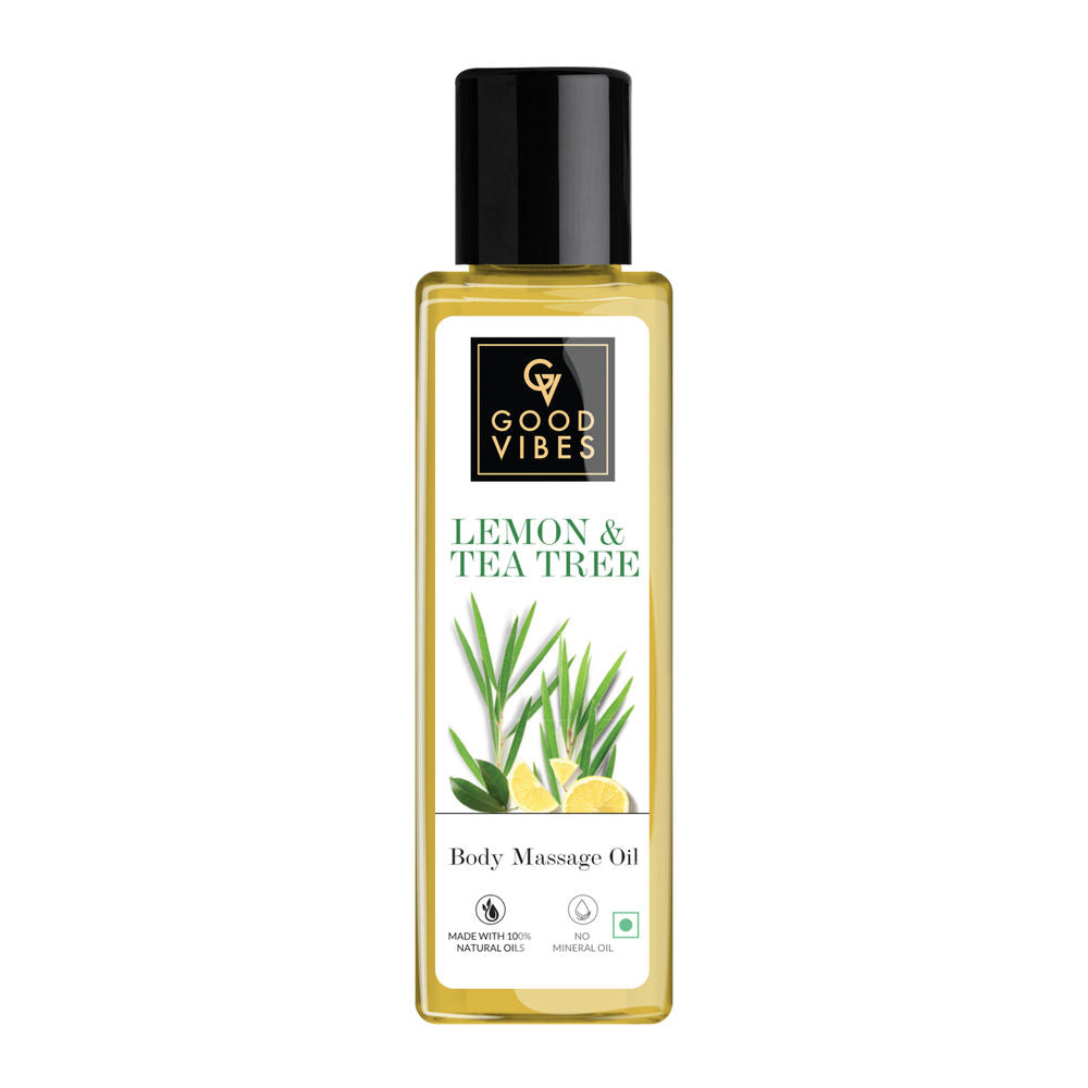 Good Vibes Lemon & Tea Tree Body Massage Oil