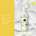 Thumbnail for Good Vibes Lemon Brightening Foaming Face Wash With Deep Cleansing Brush