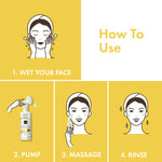 Thumbnail for Good Vibes Lemon Brightening Foaming Face Wash With Deep Cleansing Brush