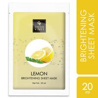 Thumbnail for Good Vibes Brightening Sheet Mask - Lemon