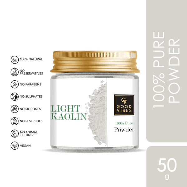 Good Vibes Light Kaolin 100% Pure Powder