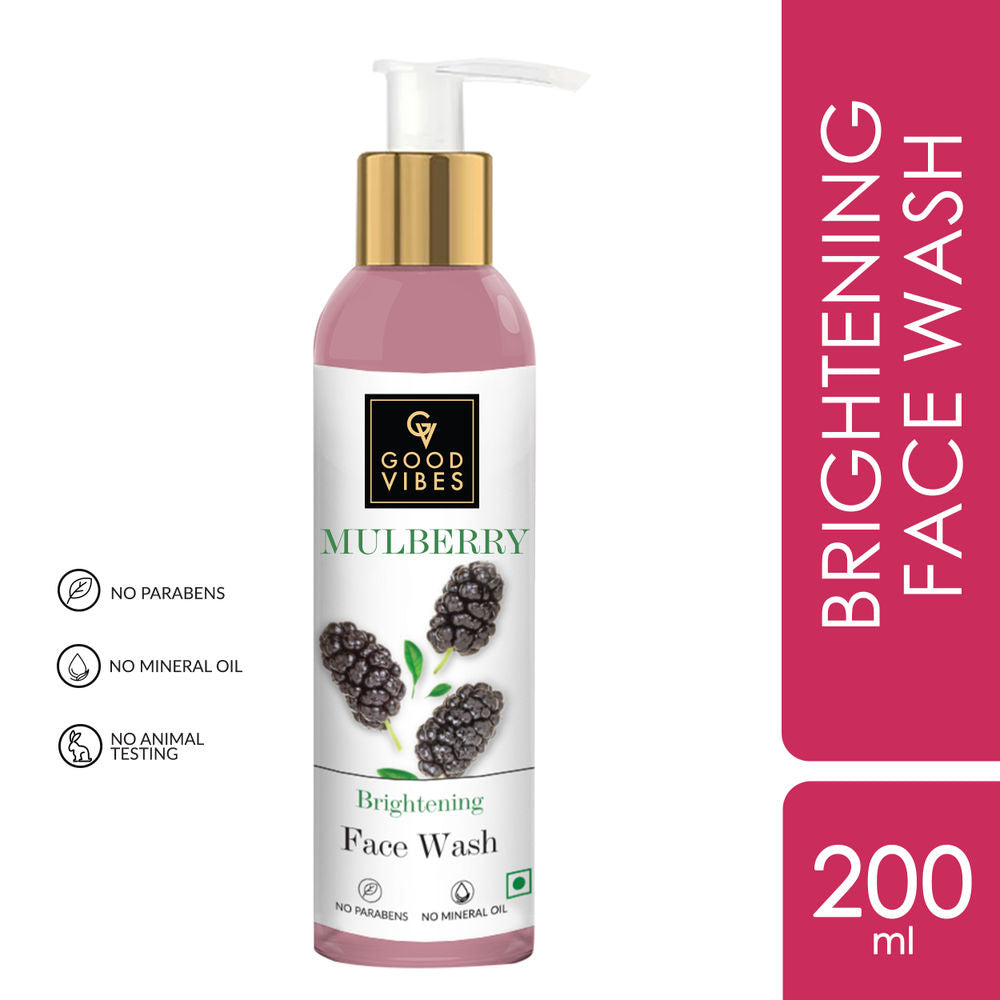 Good Vibes Mulberry Lightening Face Wash