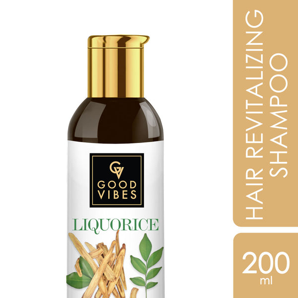 Good Vibes Liquorice Hair Revitalizing Shampoo